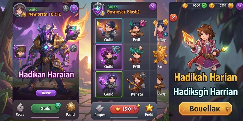 Tangkapan layar menampilkan gameplay yang menarik.