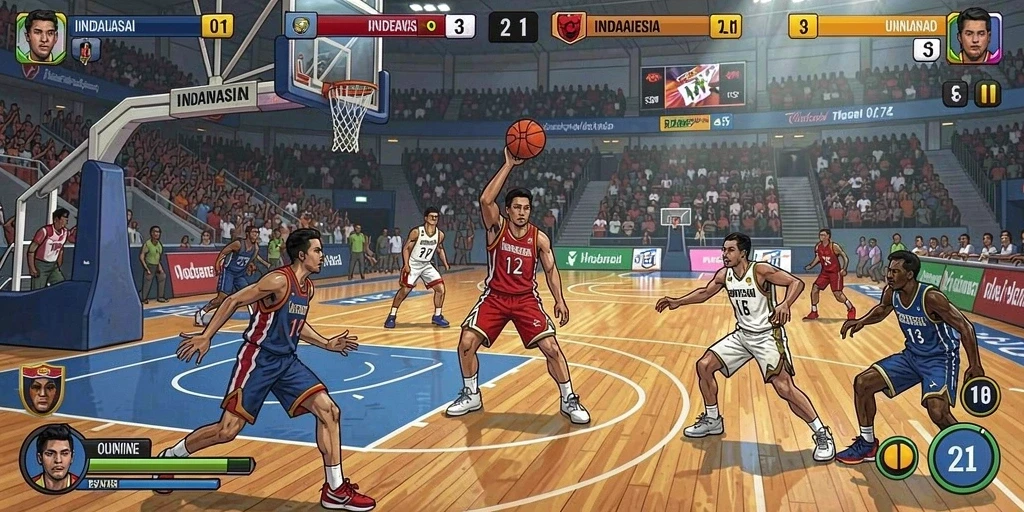 Tampilan awal game yang menawan dan informatif.