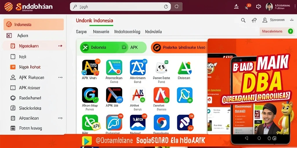 Screenshot aplikasi GACOR305 menampilkan tampilan menu utama yang menarik.