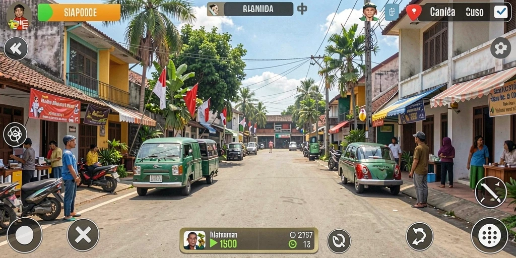 Tampilan awal yang menarik dan ramah pengguna.