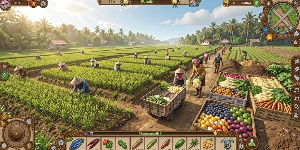 Tangkapan layar menunjukkan antarmuka permainan yang intuitif.
