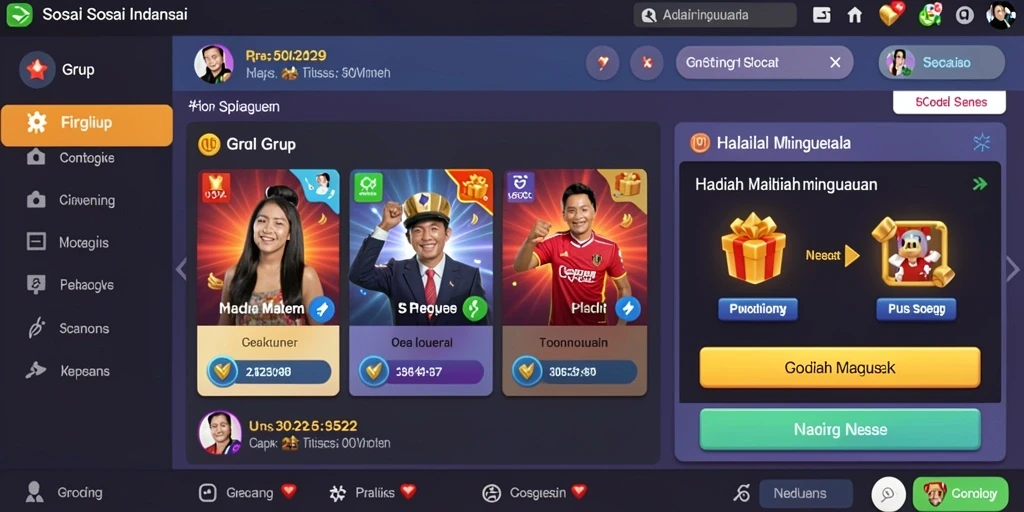 Tangkapan layar menunjukkan tampilan antarmuka pengguna yang ramah.