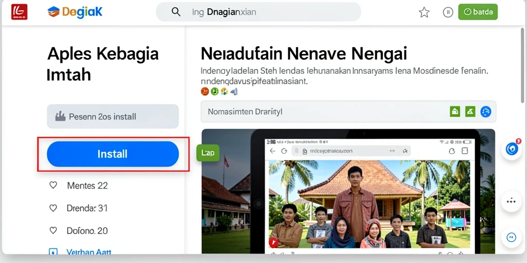 Tampilan antarmuka yang intuitif dan mudah dipahami.