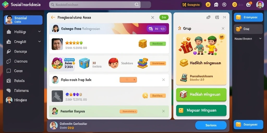 Tampilan antarmuka yang user-friendly dan menarik.
