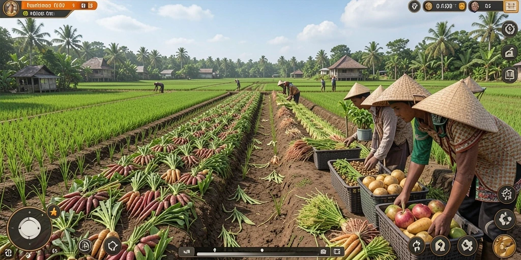 Tampilan menu utama yang menarik dan ramah pengguna.